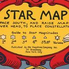 Star Map Of The Constellations - Chart To Celestial Zodiac Circa 1930 - 24 x36 