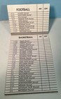 1978-79 U  Of Minnesota Golden Gohpers Football   Basketball Pocket Schedule 