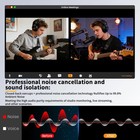 Joyo Monitor Headphones Stereo Wired Over Ear Headphone Hifi Sound Cancel Noise