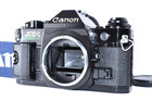 Canon Ae-1 Program 35mm Slr Film Camera Body Black strap   Kodak Film From Japan