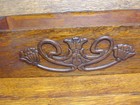 Antique Singer Wooden Sewing Machine Drawer Ornate Storage Craft Parts Rt Side