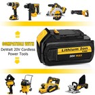 2x For Dewalt 20v 8 0ah Li-ion Battery Dcb200 Dcb205 Dcb206 Dcd996 Dcf887 Dcf889