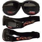 Global Vision Eliminator Padded Motorcycle Riding Atv Goggles  choice super Dark