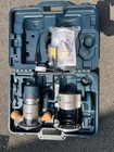 Bosch 1617evs Wood Router Tool Combo Kit Plunge Router   Fixed Base Kit P12 