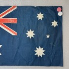 Vintage Flag Of Australia 1940s Wwii Era Muslin Cotton 11 5x17  Southern Cross