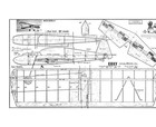 Coxy C l Stunter  049 20  Wingspan Rc Model Airplane Printed Plans   Templates