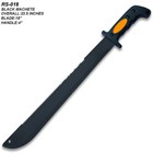 Black Machete fixed Blade 23 5 Overall