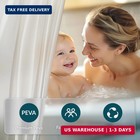 Long 72 X 78 Plastic Inside Shower Curtain Liner Frosted Waterproof