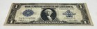 1923  1 Silver Certificate Large Note Blue Seal Horse Blanket 