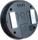 Digital Hygrometer Polished Silver Bezel W  Calibration  fast Free Shipping 