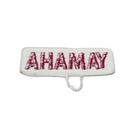 Yamaha Patch Red White Embroidered Rectangle Logo Sew On Iron On 2 75 Inch