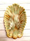 Beautiful Vintage Usa Sea Shell Ashtray Trinket Dish