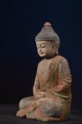 Vintage Carved Wood Wooden Buddha Statue Carving Antique Figurines Bodhisattva
