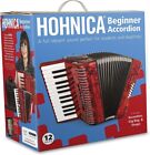 Hohner Hohnica 1303-red 12 Bass Piano Accordion W  Gig Bag And Straps