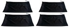 Qty 3 Ski Goggle Pouch Black Microfiber Soft Bag Goggles Pouches Winter Sports