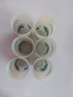 Vtg The Famous Old Forester Mint Julep Frosted Drink Glasses Set Of 6