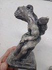 Vintage No Y2k Gothic Gargoyle Statue - Medieval Guardian Decor
