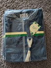 Dark Green Men s Moroccan Djellaba Long Sleeve Thobe Arab Dishdasha Muslim Wear 