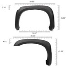 Fit For 05-11 Dodge Dakota Matte Black Fender Flares Front Rear Set