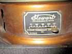 Vintage 1916 Rare Small Stewart Windup Portable Metal Phonograph Gramophone  1