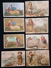 Vtg Victorian Insurance Promotional Trading Card Ephemera Mixed Lot 24pcs  rare 