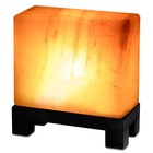 Himalayan Salt Lamp Rectangle  Natural Pink Rock Salt Lamp On Modern Rectangle