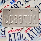 Washington License Plate - Random Real Mount Rainier Graphic Wa State Tag