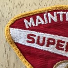 Vintage Rare Twa Maintenance Supervisor Patch