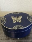 Vintage 1927 Art Deco Lucretia Vanderbilt Vanity Face Powder Tin trinket Box  Ns