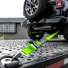 Vulcan High-viz Reflective Axle Strap Tie Down Kit - Snap Hook Ratchet Straps
