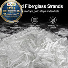 Fiberglass For Concrete  3 4  Length 2 5 Lb  Ar-glass Chopped Strand Fiberglass
