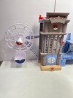 2011 Jakks Pokemon Unova Playset Ferris Wheel Tree Bridge Elevator Incomplete