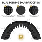 Microphone Isolation Shield  Studio Mic Sound Absorbing Foam Reflector For Any C
