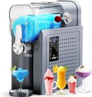 2-in-1 Slushie   Soft Serve Ice Cream Maker  No-ice-needed Frozen Drink Machi   