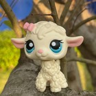 1pcs Mini Pet Shop Lps Sheep Toy Cream Lamb 186 Collect Figure Kid Delicate Gift