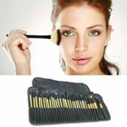 32pcs Professional Soft Cosmetic Eyebrow Shadow Makeup Brushes Tool Set Kit Bag