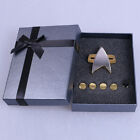 Voyager Communicator Rank Pips Pin The Next Generation Brooches Badge Set Gift