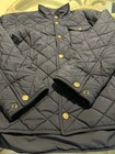 Polo Ralph Lauren Quilted Jacket Navy Blue M 10-12