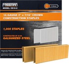 16-gauge 2  Glue Collated Construction Staples With 7 16  Crown     1 000 Count   