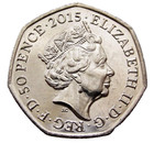 Great Britain 2015 50 Pence  Wwii Battle Of Britain 75th Anniversary Unc