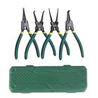 4pcs 7  Internal external Snap Ring Pliers Set Heavy Duty Circlip Pliers Kit