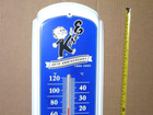 Kinze Farm Machinery Implement 40 Year Anniversary Old Tin Thermometer Dated2005