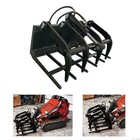 Agt 39  Hydraulic Grapple For Mini Skid Steer Loader Attachment Wood Grabble