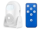 Premium Motion Alarm Chime Alert Ir Remote 125db Loud Siren Desk Wall Mounting