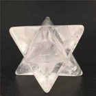 Natural Clear Quartz Crystal Merkaba Star Point Chakra Reiki Healing 1pc