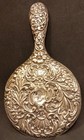 Antique Sterling Silver Hand Held Mirror By William Devenport 1906