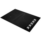 Kitchenaid 30  W 4-element Electric Cooktop W  Downdraft Exhaust Kced600gbl  New