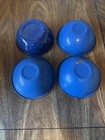 Set Of 4 Speckled Enamelware  4 Bowls 