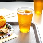 Disposable Clear Plastic Cups  16oz  50 Count
