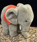 Vintage Steiff Circus Elephant 6 5  Tall Mohair